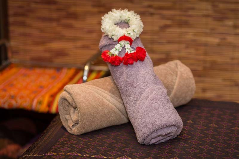 Towels at Full Moon Thai Massage
